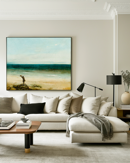 L'Artiste face à la mer