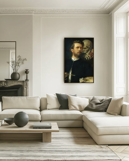 Autoportrait avec la Mort jouant du violon