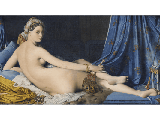Reproduction du tableau "La Grande Odalisque" de Jean-Auguste-Dominique Ingres — impression d'art Melanchromia