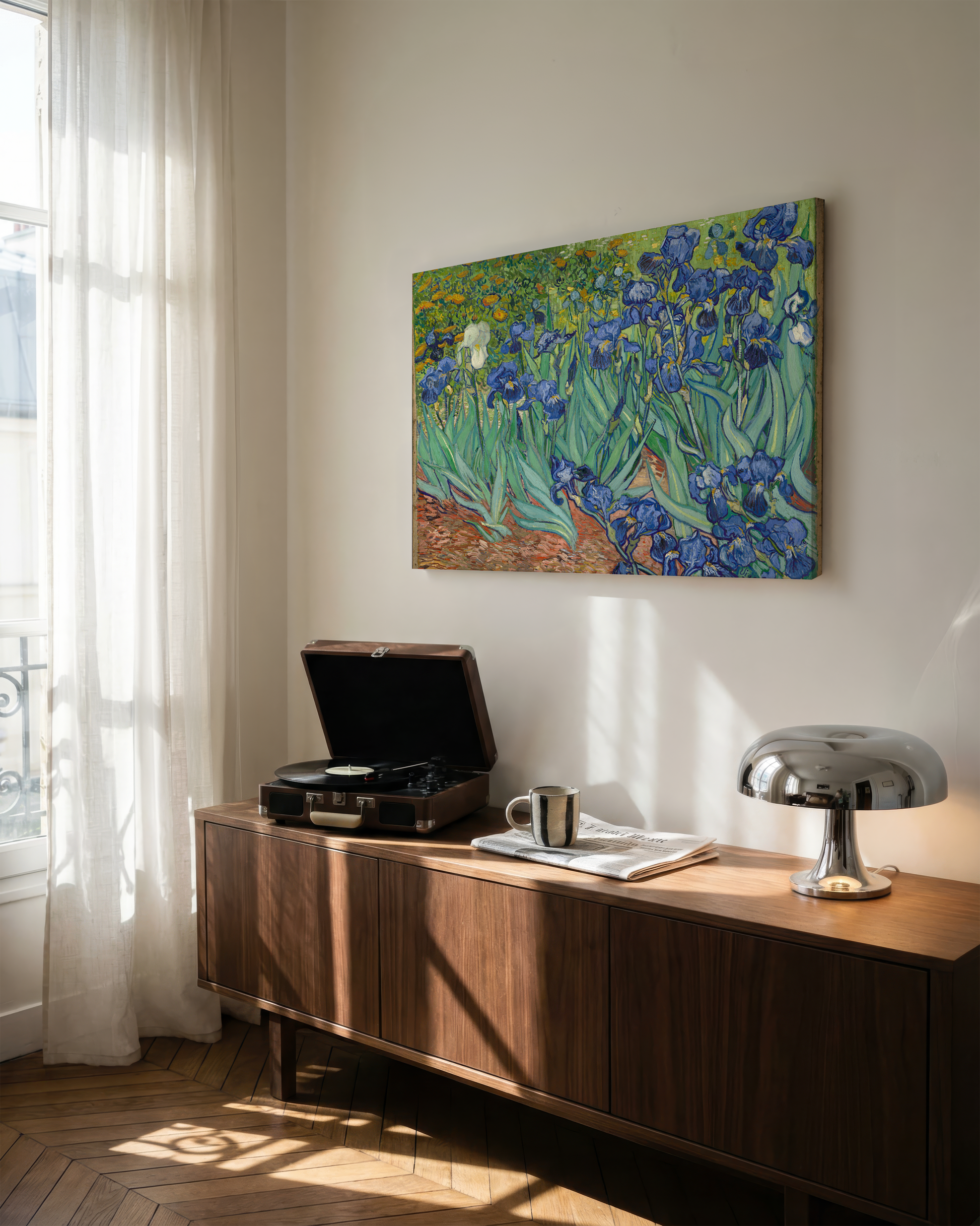 Reproduction du tableau "Iris" de Vincent van Gogh — impression d'art Melanchromia