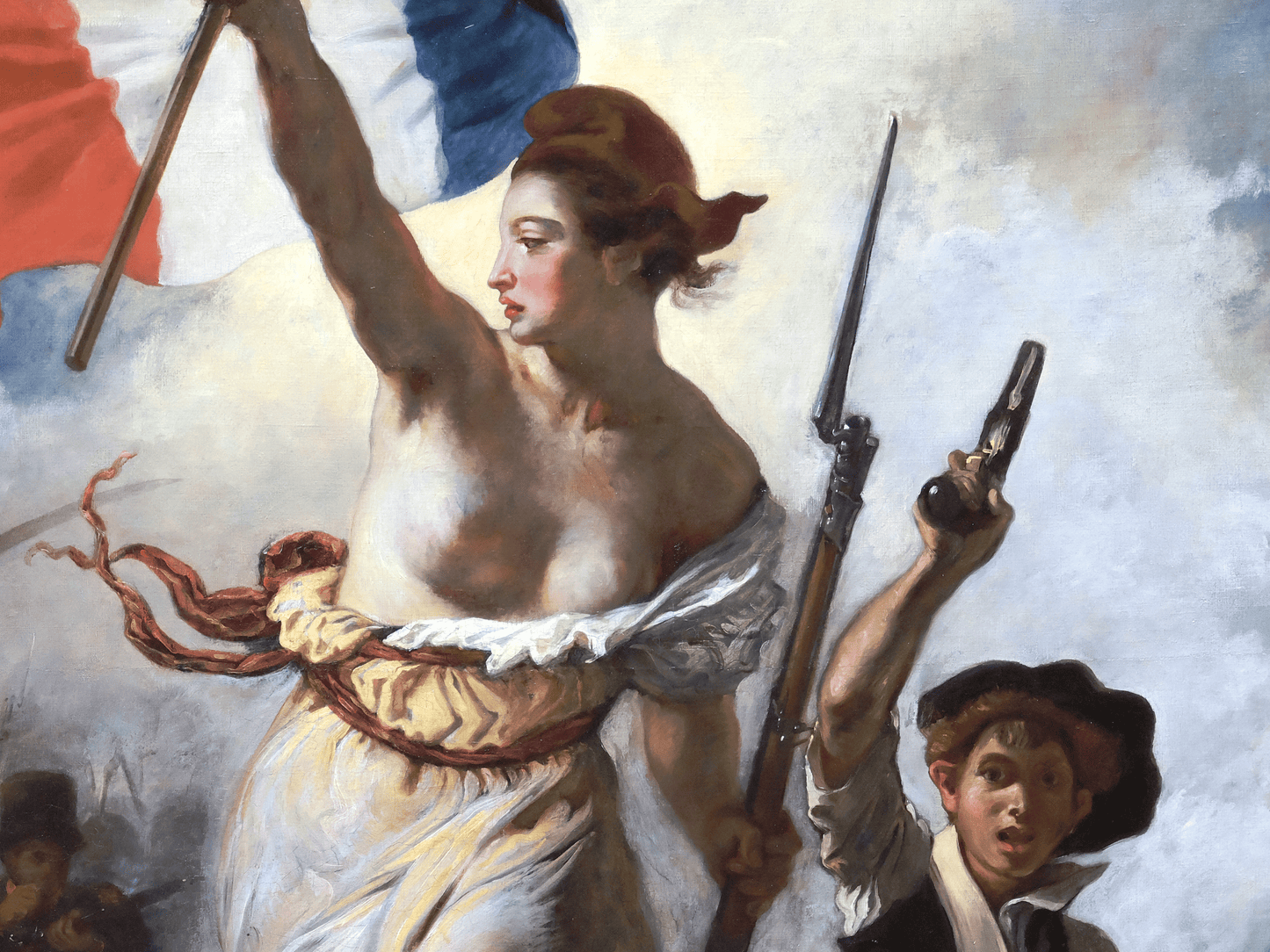 Reproduction du tableau "La Liberté guidant le peuple" de Eugène Delacroix — impression d'art Melanchromia