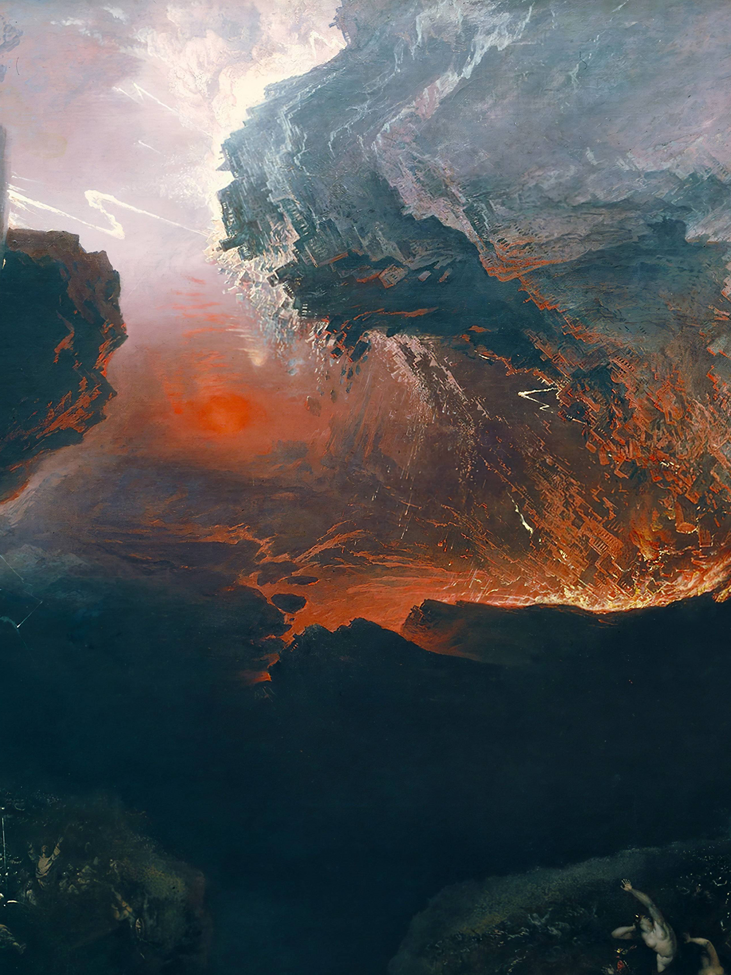 Reproduction du tableau "Le Grand Jour de sa Colère" de John Martin — impression d'art Melanchromia